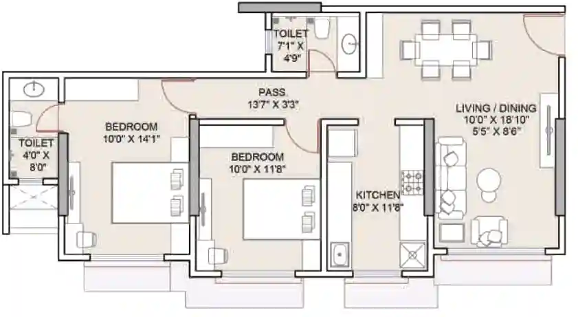 MBC Money 3BHK