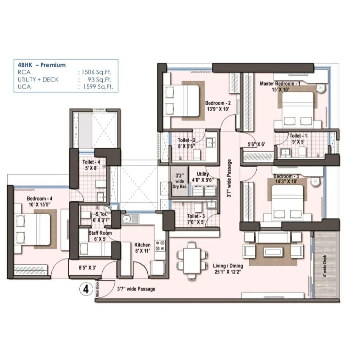 MBC Money 3BHK